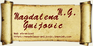 Magdalena Gmijović vizit kartica